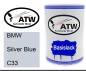 Preview: BMW, Silver Blue, C33: 500ml Lackdose, von ATW Autoteile West.